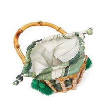 Load image into Gallery viewer, Chi Chi Bamboo Substantial Tassel Bag shown with inside bag 
