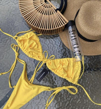 Load image into Gallery viewer, Yellow Micro Bree Bikini, Swimwear is available in more colours for your perfect Holiday 
